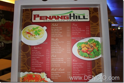 Penang Hill | Modern-Asian Cuisine - DENCIO.COM